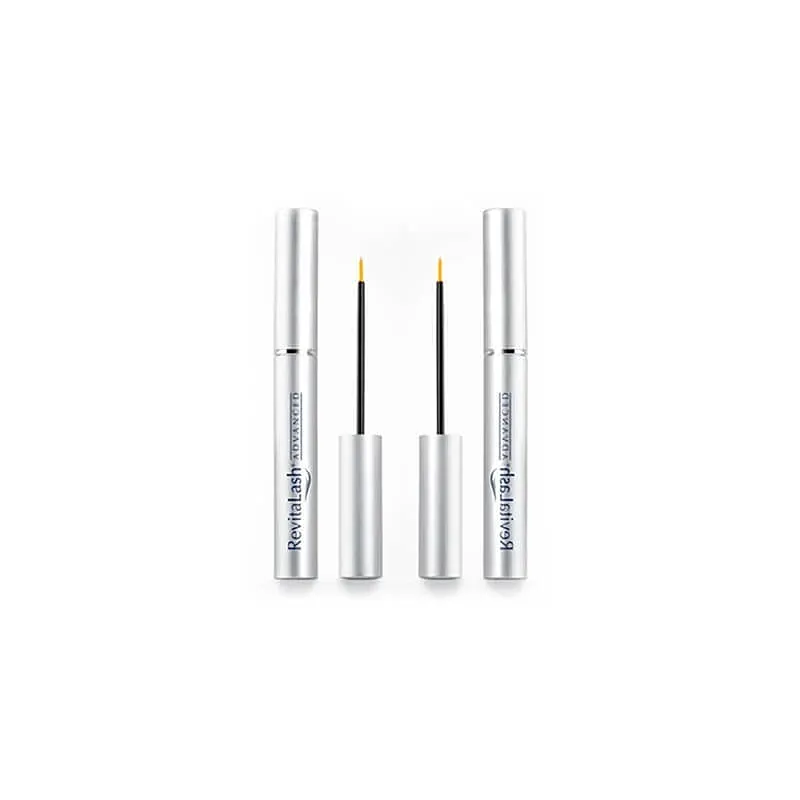 Revitalash eyelash growth serum with applicator.