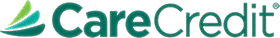 CareCredit logo with stylized green design.